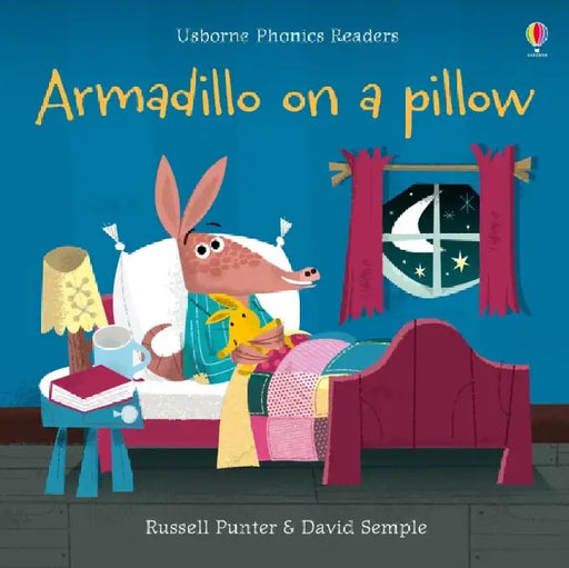 Armadillo on a pillow by Russell Punter