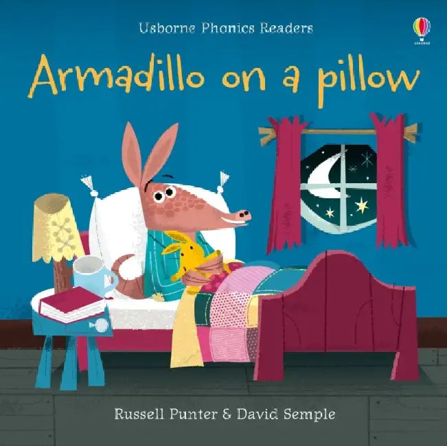 Armadillo on a pillow by Russell Punter