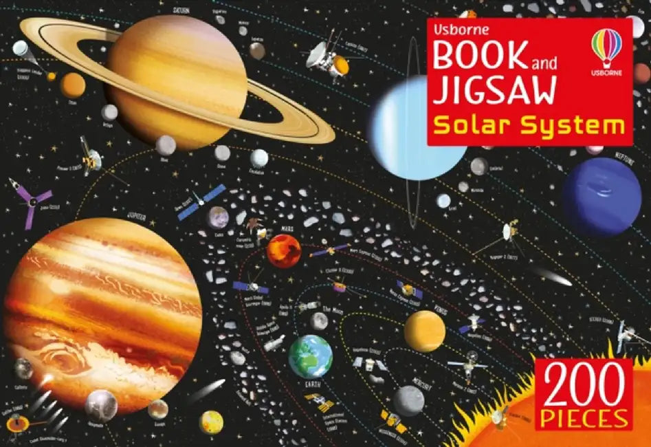 Usborne Book and Jigsaw The Solar System by Charles J. Hitch