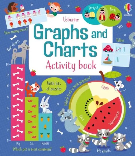 Graphs and Charts Activity Book by Darran Stobbart