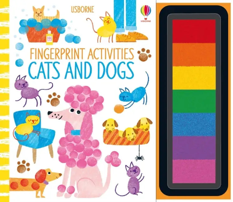 Fingerprint Activities Cats and Dogs by Fiona Watt