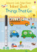 Little Wipe-Clean Word Book Things That Go by Felicity Brooks