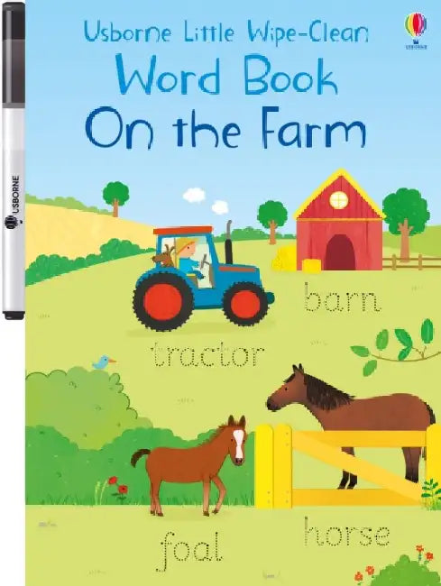 Little Wipe-Clean Word Book On the Farm by Felicity Brooks