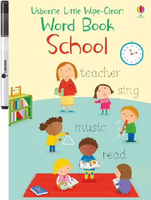 Little Wipe-Clean Word Book School by Felicity Brooks