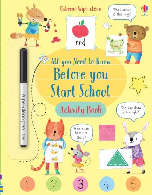 Wipe-Clean All You Need to Know Before You Start School Activity Book by Holly Bathie