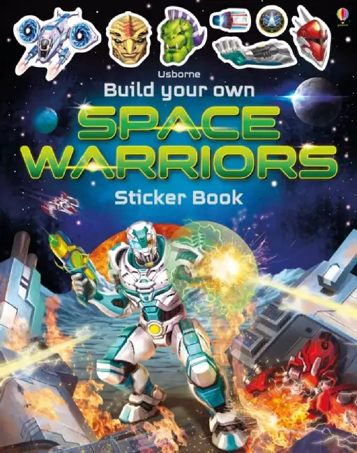 Build Your Own Space Warriors Sticker Book by Simon Tudhope