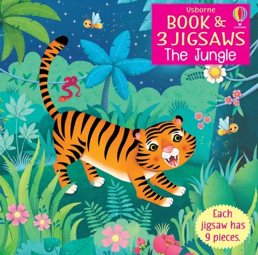 Usborne Book and 3 Jigsaws: The Jungle by Sam Taplin