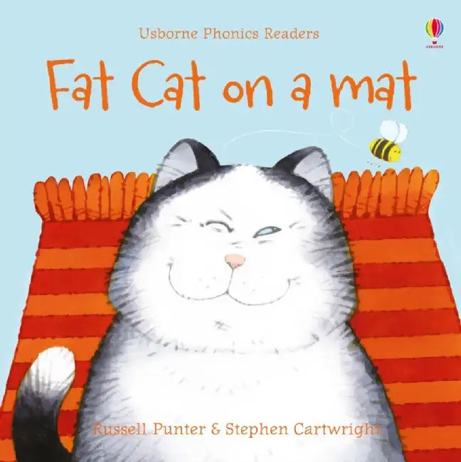 Fat cat on a mat by Russell Punter