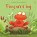 Frog on a log by Lesley Sims