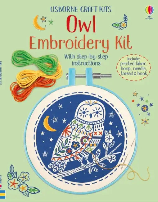 Embroidery Kit: Owl by Lara Bryan