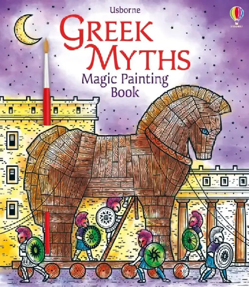Greek Myths Magic Painting Book by Abigail Wheatley