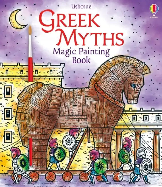 Greek Myths Magic Painting Book by Abigail Wheatley