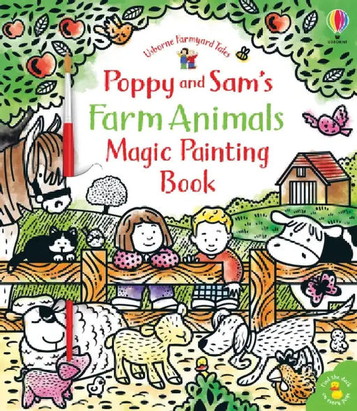 Poppy and Sam's Farm Animals Magic Painting Book by Sam Taplin
