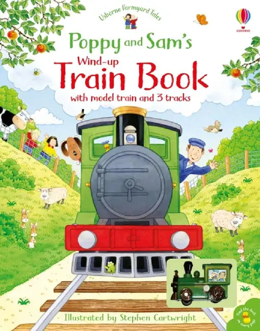 Poppy and Sam's Wind-up Train Book by Heather Amery