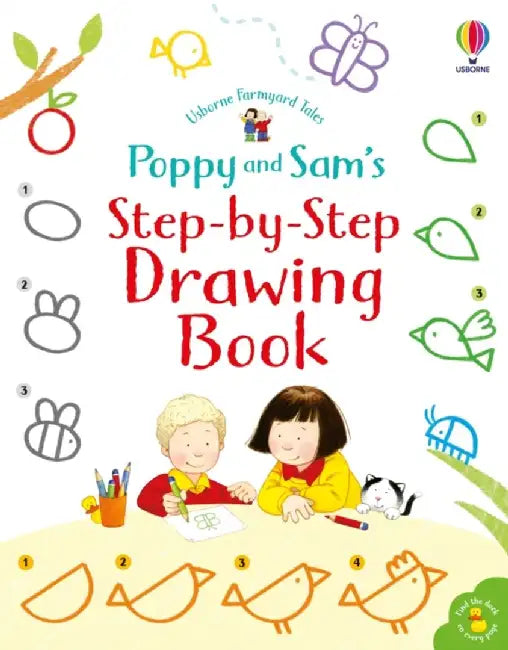 Poppy and Sam's Step-by-Step Drawing Book by Kate Nolan