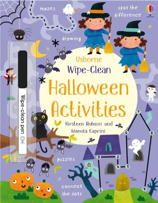 Wipe-Clean Halloween Activities by Kirsteen Robson