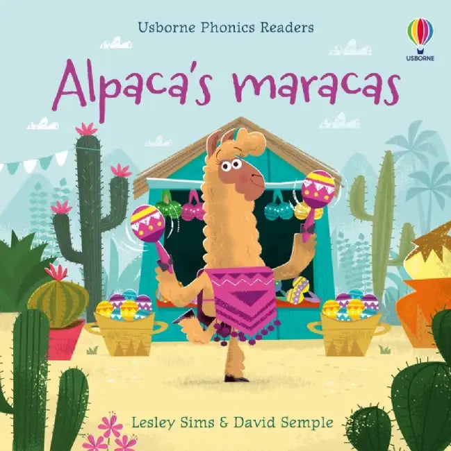 Alpaca's maracas by Lesley Sims