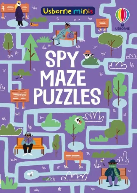 Spy Maze Puzzles by Kate Nolan