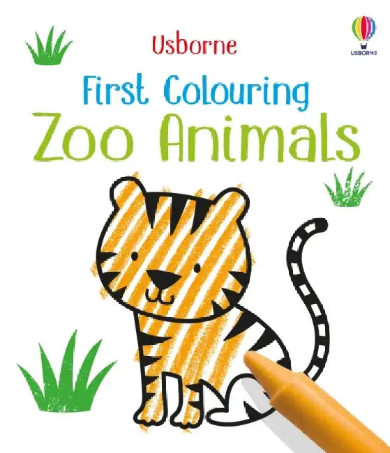 First Colouring Zoo Animals by Kirsteen Robson