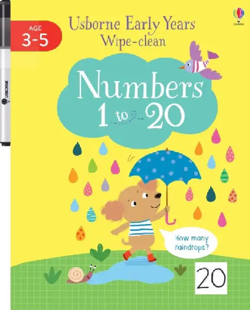 Early Years Wipe-Clean Numbers 1 to 20 by Jessica Greenwell