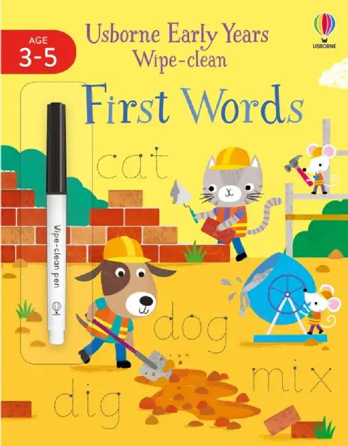 Early Years Wipe-Clean First Words by Jessica Greenwell