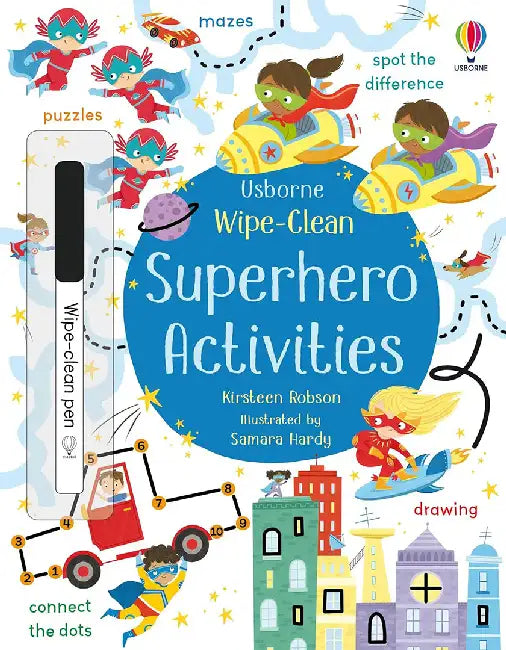 Wipe-Clean Superhero Activities by Kirsteen Robson