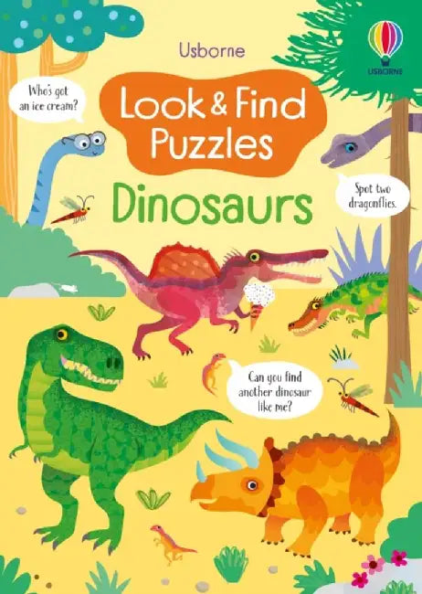 Look and Find Puzzles Dinosaurs by Megan D. McFarlane