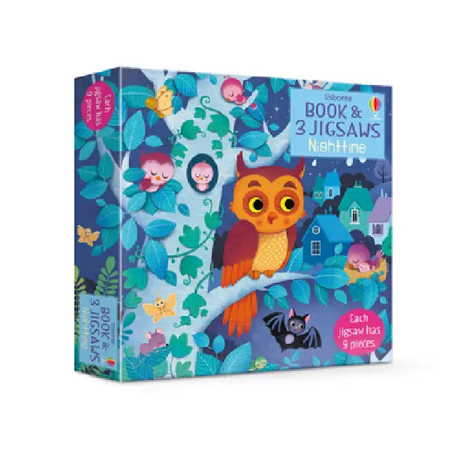 Usborne Book and 3 Jigsaws: Night time by Sam Taplin