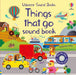Things That Go Sound Book by Sam Taplin
