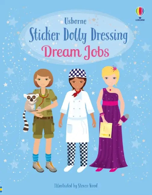 Sticker Dolly Dressing Dream Jobs by Emily Bone