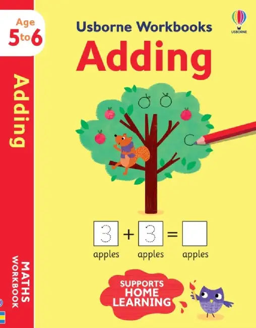 Usborne Workbooks Adding 5-6 by Holly Bathie