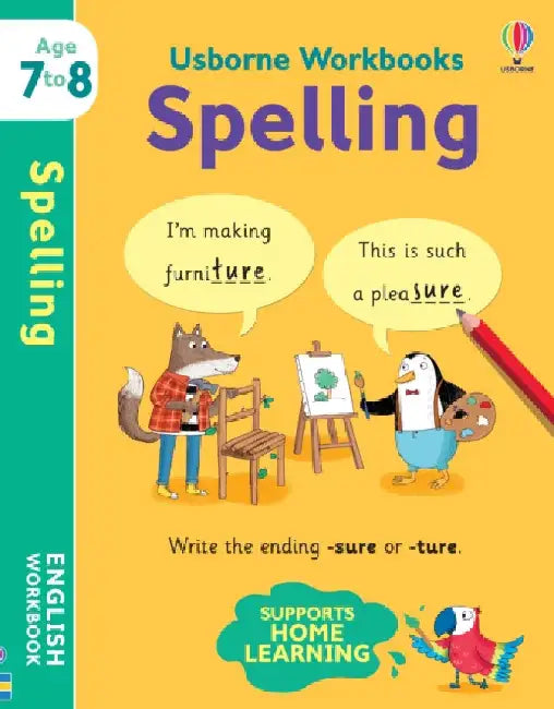 Usborne Workbooks Spelling 7-8 by Jane Bingham