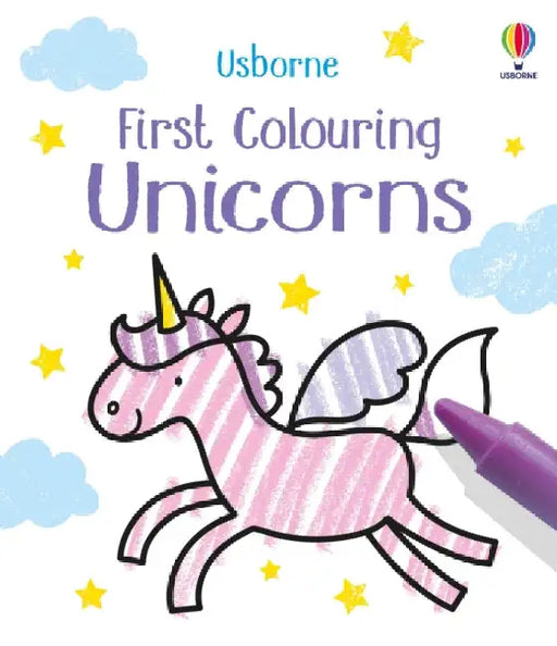 First Colouring Unicorns by Matthew Oldham