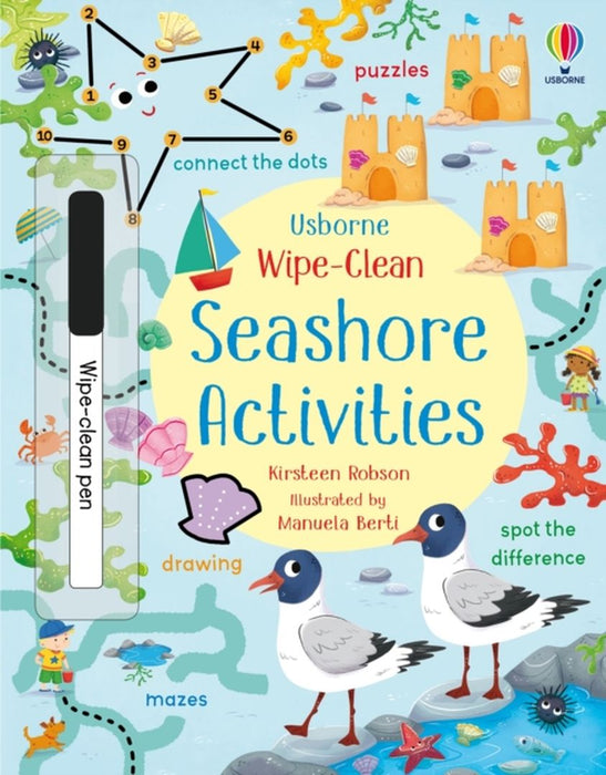 Wipe-Clean Seashore Activities by Kirsteen Robson