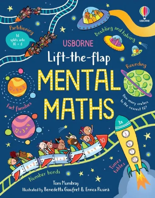 Lift-the-flap Mental Maths by Tom Mumbray