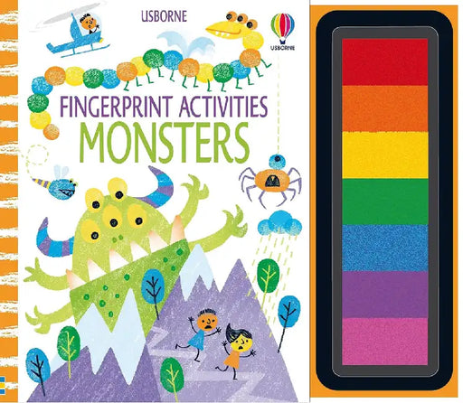 Fingerprint Activities Monsters by Fiona Watt