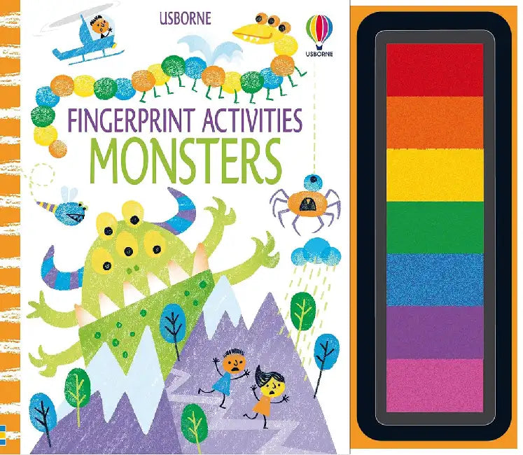 Fingerprint Activities Monsters by Fiona Watt