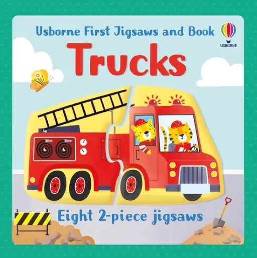 Usborne First Jigsaws and Book: Trucks by Abigail Wheatley
