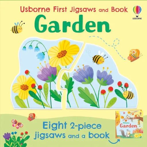 Usborne First Jigsaws and Book: Garden by Matthew Oldham