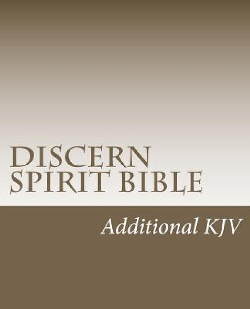 Discern Spirit Bible by Noah Kim