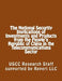 The National Security Implications of Investments and Products from the People's Republic of China in the Telecommunications Sector by The Uscc Research Staff