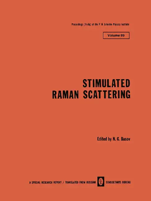 Stimulated Raman Scattering by N. G. Basov