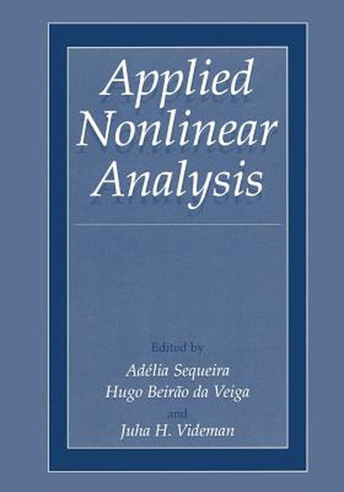 Applied Nonlinear Analysis by Adélia Sequeira