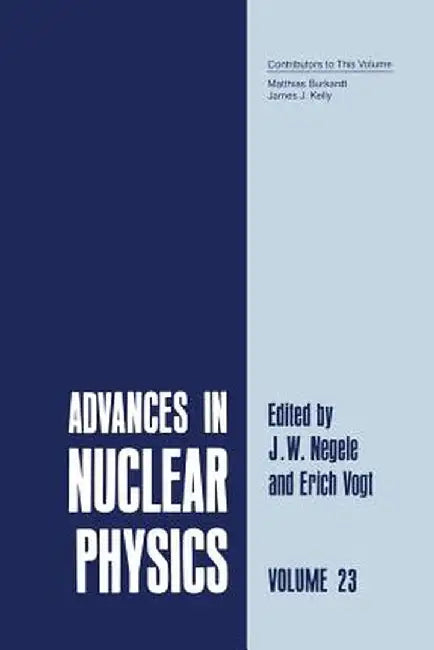 Advances in Nuclear Physics: Volume 23 by J. W. Negele