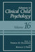 Advances in Clinical Child Psychology by Thomas H. Ollendick