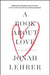 A Book about Love by Jonah Lehrer