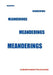 Meanderings by Jerry Muskin