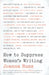 How to Suppress Women's Writing by Joanna Russ