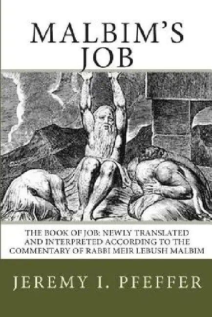 Malbim's Job: The Book of Job: Newly Translated and Interpreted According to the Commentary of Rabbi Meir Lebush Malbim by Jeremy I. Pfeffer