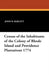 Census of the Inhabitants of the Colony of Rhode Island and Providence Plantations 1774 by John R. Barlett, E. E. Brownell
